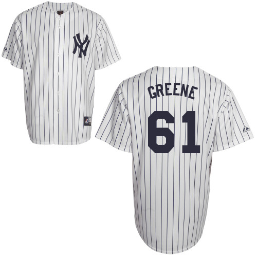 Shane Greene #61 Youth Baseball Jersey-New York Yankees Authentic Home White MLB Jersey
